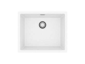 Мойка для кухни ALVEUS OMNI 30 GRANITAL ARCTIC-G11 550x450x198 с сифоном 1145083 — фото 1, Кухонные мойки