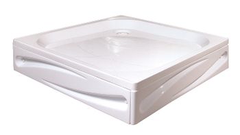 Акриловый поддон для душа 1MarKa Freya New 90x90 01пфн90п Белый — фото 4, Акриловые душевые поддоны