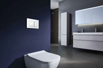 Клавиша смыва Azario AZ-8200-0032 Белая — фото 3, Кнопки смыва