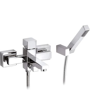 Смеситель для ванны Remer SQ3 S02 Хром — фото 1, Смеситель для ванны