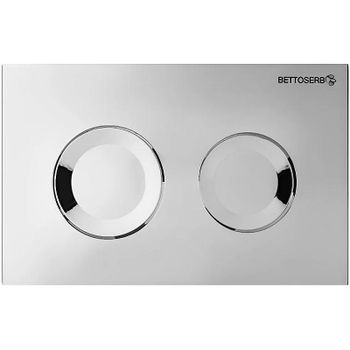 Клавиша смыва Bettoserb Sava Fix Slim Sitnica 40006469 Хром глянцевый — фото 1, Кнопки смыва
