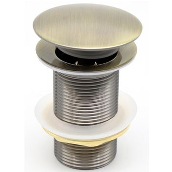 Донный клапан CeramaLux RD008 Click-Clack Бронза — фото 1, Донные клапаны