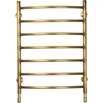 Водяной полотенцесушитель Domoterm Калипсо П7 500*700 Античная бронза — фото 1, Водяные полотенцесушители