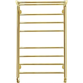 Водяной полотенцесушитель Domoterm Медея с/п П8 500x800 с полкой Золото — фото 1, Водяные полотенцесушители