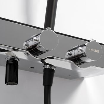 A11401 Thermo Душевой комплект с термостатическим смесителем — фото 4, Душевые стойки