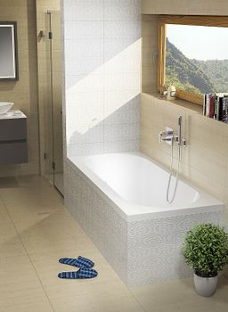 Акриловая ванна Riho Carolina 190x80 B057001005 (BB5500500000000) без гидромассажа — фото 3, Акриловые ванны