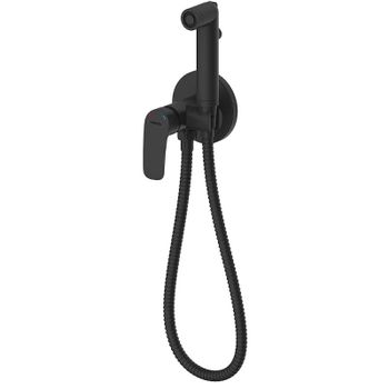 Гигиенический душ со смесителем Milardo Rora RORBLR0M08 Черный матовый — фото 1, Гигиенические души