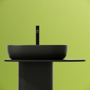 Раковина-чаша Ceramicanova Element 60 CN6047MDH Темный антрацит матовый — фото 4, Раковины накладные