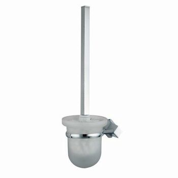 Аксесс Aller K-1127 Щетка для унитаза (блистер), с подств, навесная, хром, WasserKRAFT — фото 1, Ершики для унитаза