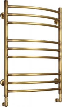 Водяной полотенцесушитель Domoterm Калипсо П9 500*700 Античная бронза — фото 1, Водяные полотенцесушители