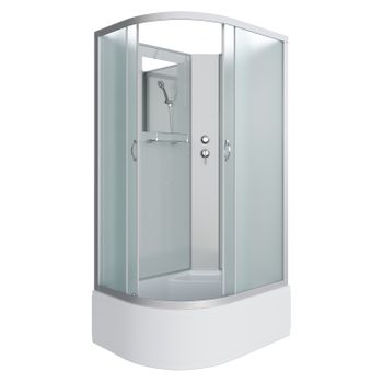 Душевая кабина Niagara Classic NG-2310-14RBK (120х80х200) высокий поддон(40см),стекло матовое,4 мест — фото 2, Душевые кабины