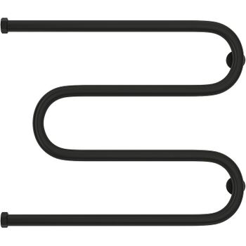 Водяной полотенцесушитель Сунержа М-образный+ 500х650 31-4007-5065 Черный матовый — фото 1, Водяные полотенцесушители