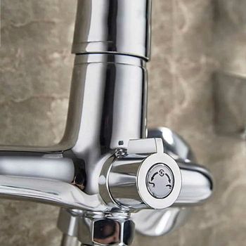 Смеситель для ванны Ledeme H13 2213L универсальный Хром — фото 10, Смеситель для ванны