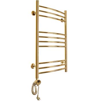 Электрический полотенцесушитель Domoterm Калипсо П10 500x800 EL Золото — фото 4, Электрические полотенцесушители