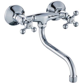 Смеситель для кухни Haiba HB4319 Хром — фото 1, Смесители для кухни