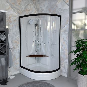 Душевая кабина Radomir Гранд 123x93 L 1-05-6-1-0-1160 без гидромассажа — фото 1, Душевые кабины