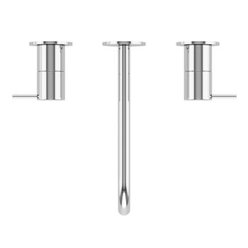 Смеситель для раковины встраиваемый CEZARES LEAF-BLI3L-20-L-01-W0 — фото 4, Смесители для раковины