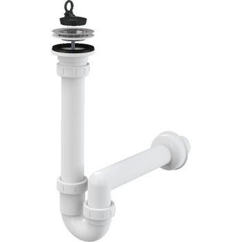 Сифон для кухонной мойки Alcaplast A800-DN40 Белый — фото 1, Сифоны для кухонной мойки