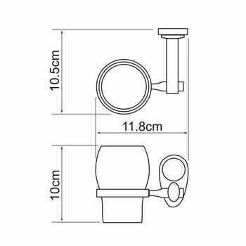 Товар: Аксесс Main K-9228 Подстаканник одинарный (блистер), хром, WasserKRAFT - фото 4 Аксесс Main K-9228 Подстаканник одинарный (блистер), хром, WasserKRAFT — фото 4, Прочие аксессуары и комплектующие