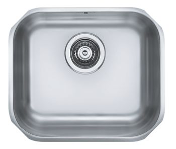 Мойка для кухни VARIANT 40 SAT-90 340X400X185 слив вдоль длинной стороны в комп. с сифоном 1130550, — фото 1, Кухонные мойки