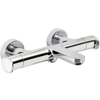 Смеситель для ванны Cisal LineaViva LVT2101021 с термостатом Хром — фото 1, Смеситель для ванны