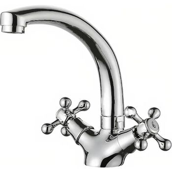 Смеситель для кухни Ledeme H08 4408L Хром — фото 1, Смесители для кухни