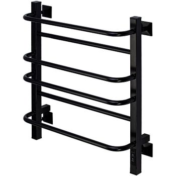 Электрический полотенцесушитель Comfysan Puro-K EC-6 60x50 013110 Черный матовый — фото 1, Электрические полотенцесушители