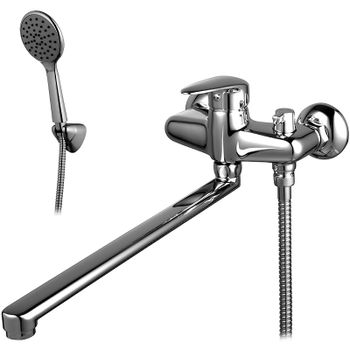 Смеситель для ванны Lemark Pramen LM3317C универсальный Хром — фото 1, Смеситель для ванны