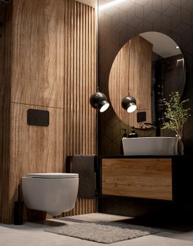 Унитаз AQUAme AQM2013PRO подвесной Белый глянец с сиденьем Микролифт — фото 4, Подвесные унитазы