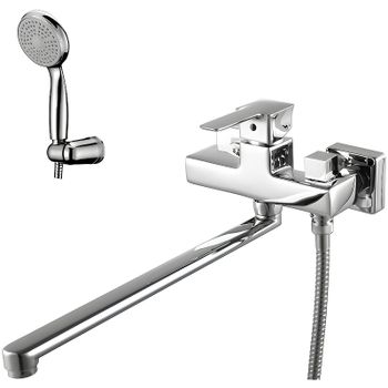 Смеситель для ванны Lemark Basis LM3617C универсальный Хром — фото 1, Смеситель для ванны