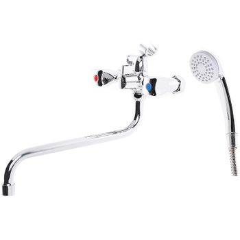 Смеситель для ванны Agger Retro-S A1822200 универсальный Хром — фото 1, Смеситель для ванны