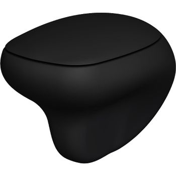 Унитаз Ambassador Diamond 123T20201R подвесной Черный матовый  без сиденья — фото 1, Подвесные унитазы