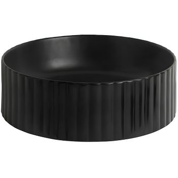 Раковина Artceram Millerighe 44 OSL010 17 00 Черная матовая — фото 1, Раковины накладные