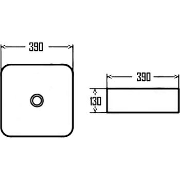 Раковина-чаша AQUAme 39 AQM5011MP Розовая матовая — фото 4, Раковины накладные