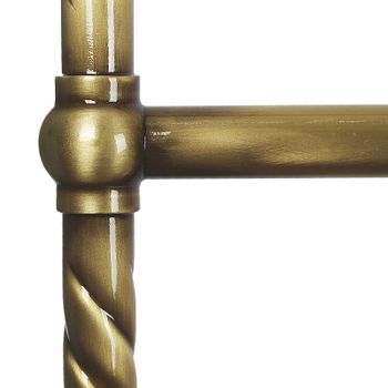 Водяной полотенцесушитель Domoterm Винтаж П5 500x950 АБР Античная бронза — фото 2, Водяные полотенцесушители