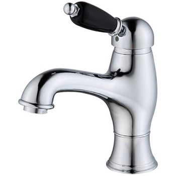 Смеситель для раковины Caprigo Adria-Uno Black Edition 02B-520-crm Хром — фото 1, Смесители для раковины