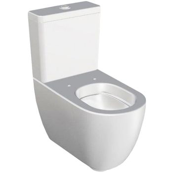 Унитаз компакт Hatria Fusion Y1ZB01 без бачка и сиденья — фото 4, Напольные унитазы