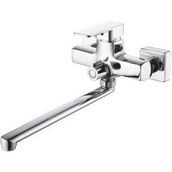 Смеситель для ванны D-Lin D147368-2 универсальный Хром — фото 1, Смеситель для ванны