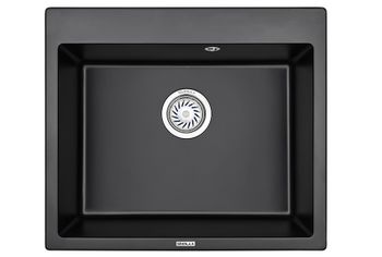 Granula-6001, ТУРМАЛИН, кухонная мойка, кварц — фото 1, Кухонные мойки