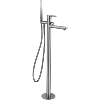 Смеситель для ванны Remer Infinity I08XV Сталь — фото 1, Смесители напольные