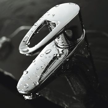 Смеситель для раковины Haiba HB1065 Хром — фото 2, Смесители для раковины