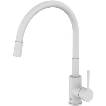 Смеситель для кухни Milardo Meal M01WT0FM05 Белый матовый — фото 1, Смесители для кухни