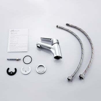 Смеситель для раковины Milardo Nelson NELSB00M01 хром — фото 2, Смесители для раковины