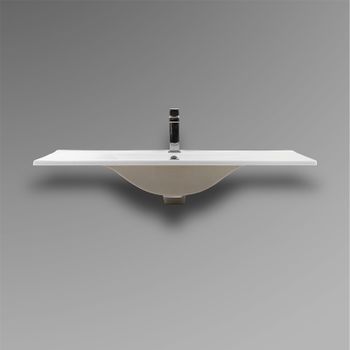 Раковина Bond 90 S05-900 Белая глянцевая — фото 3, Раковины встраиваемые сверху