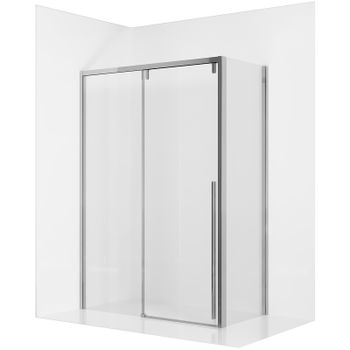 Душевой уголок Ambassador Intense 130x100 110021102IX-100IX профиль Хром стекло прозрачное — фото 1, Прямоугольные душевые уголки