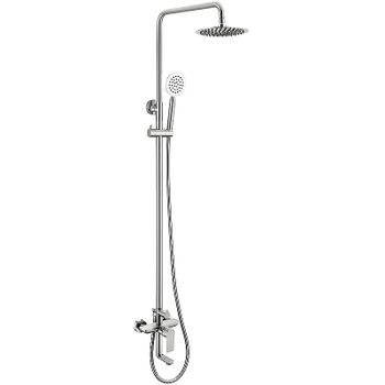 Душевая система Haiba HB24807 Нержавеющая сталь — фото 1, Душевые стойки