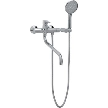 Смеситель для ванны Haiba HB22652 универсальный Хром — фото 4, Смеситель для ванны