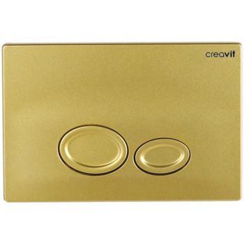 Клавиша смыва Creavit Drop GP2006.00 Золото — фото 1, Кнопки смыва