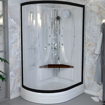 Душевая кабина Radomir Гранд 123x93 R 1-05-6-2-0-1160 без гидромассажа — фото 1, Душевые кабины