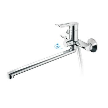 Смеситель для ванны Haiba HB22556 универсальный Хром — фото 3, Смеситель для ванны